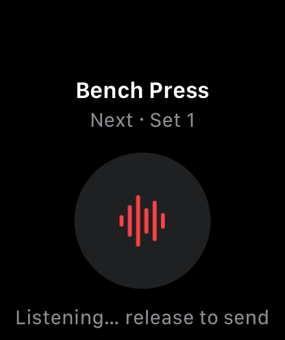 Watch listening to your spoken set